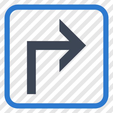 Doğru vektör simge bir çerçevede açmak