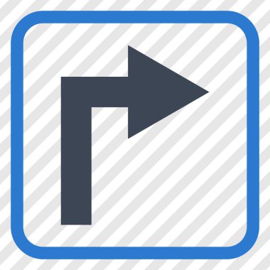 Doğru vektör simge bir çerçevede açmak