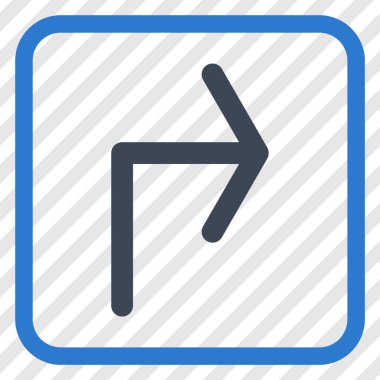 Doğru vektör simge bir çerçevede açmak