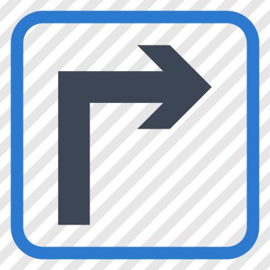 Doğru vektör simge bir çerçevede açmak