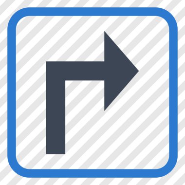 Doğru vektör simge bir çerçevede açmak