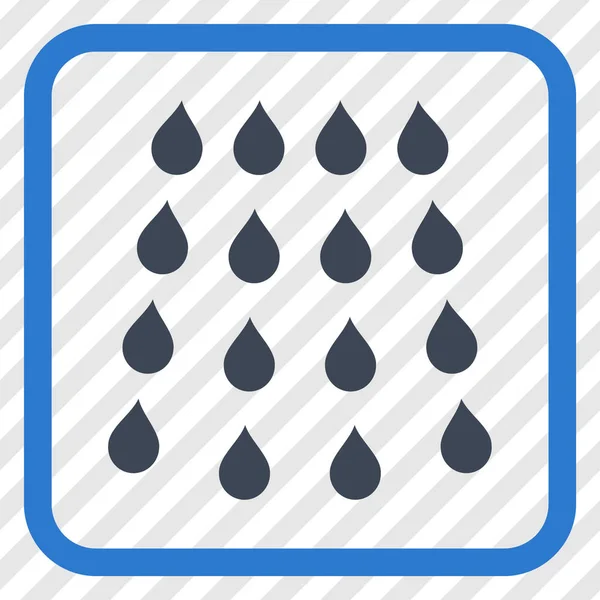 Gotas Vector icono en un marco — Archivo Imágenes Vectoriales