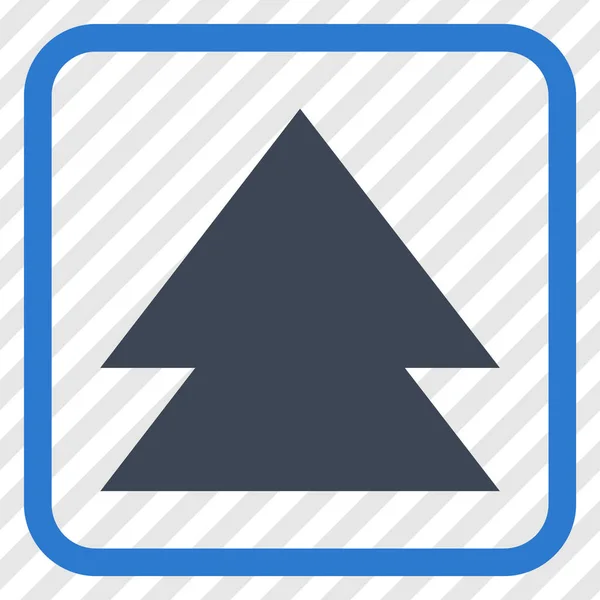 Subir Vector icono en un marco — Archivo Imágenes Vectoriales