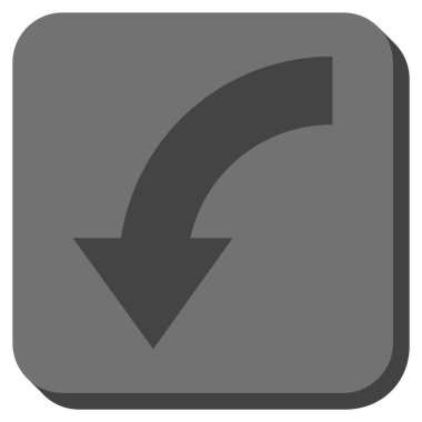 Yuvarlatılmış Kare vektör simgesi Döndür