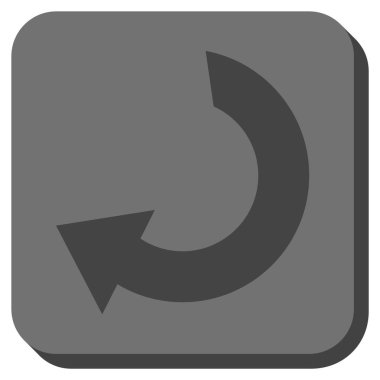 Yuvarlatılmış Kare vektör simge döndürmek