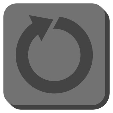 Yuvarlatılmış Kare vektör simge döndürmek