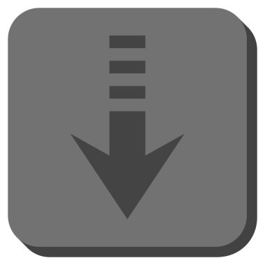 Yuvarlatılmış Kare vektör simgesi gönder