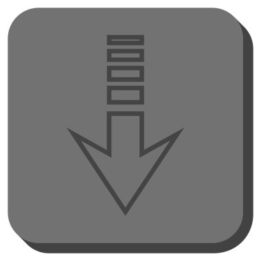 Yuvarlatılmış Kare vektör simgesi gönder