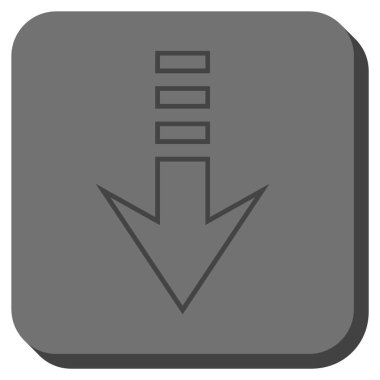 Yuvarlatılmış Kare vektör simgesi gönder