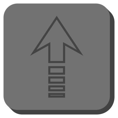 Yuvarlatılmış Kare vektör simge gönder