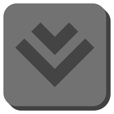 Yuvarlatılmış Kare vektör simgesi kaydır