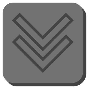 Yuvarlatılmış Kare vektör simgesi kaydır