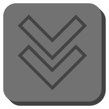 Yuvarlatılmış Kare vektör simgesi kaydır