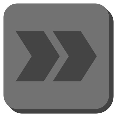 Şu yuvarlak üst karakter kare vektör simgesi