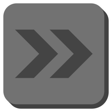 Şu yuvarlak üst karakter kare vektör simgesi