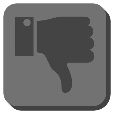 Yuvarlatılmış Kare vektör simgesi parmak