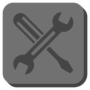 Yuvarlatılmış Kare vektör simge ayarlama