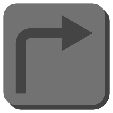 Doğru yuvarlatılmış kare vektör simge açmak