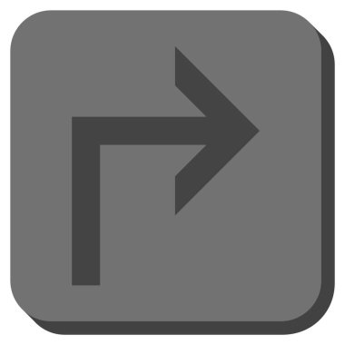 Doğru yuvarlatılmış kare vektör simge açmak