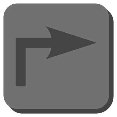 Doğru yuvarlatılmış kare vektör simge açmak