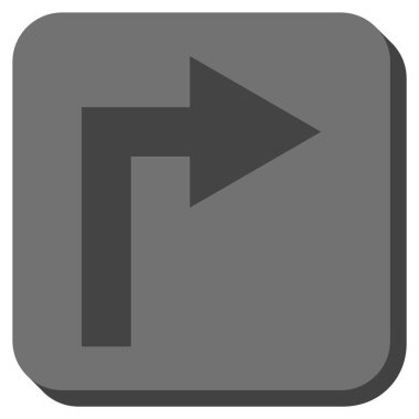 Doğru yuvarlatılmış kare vektör simge açmak