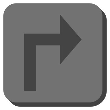 Doğru yuvarlatılmış kare vektör simge açmak