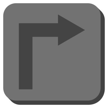 Doğru yuvarlatılmış kare vektör simge açmak