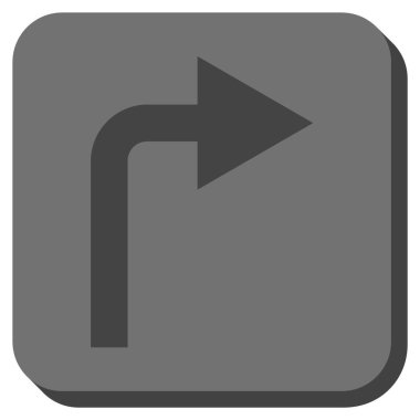 Doğru yuvarlatılmış kare vektör simge açmak