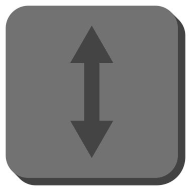 Dikey Çevir yuvarlatılmış kare vektör simgesi