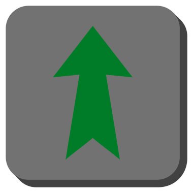 Yuvarlatılmış Kare vektör simge yukarı ok