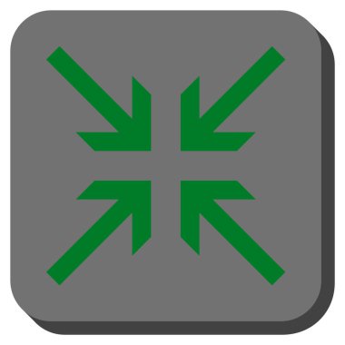 Oklar yuvarlatılmış kare vektör simge collide