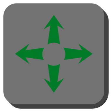 Oklar yuvarlatılmış kare vektör simgesini genişletin