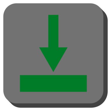 Hareket alt kare vektör simge yuvarlak