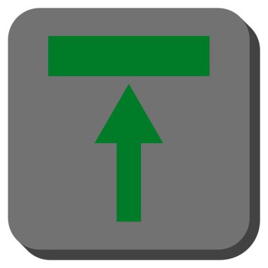 Top yuvarlak kare vektör simgesi hareket