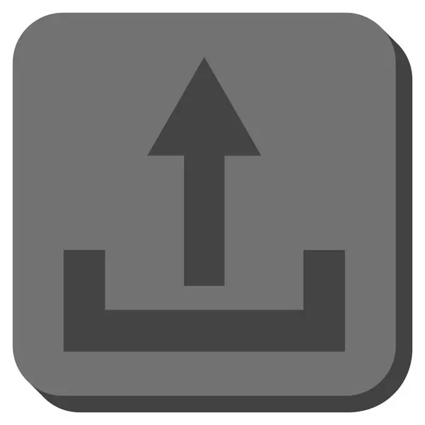 Carregar Rounded Square Vector Icon — Vetor de Stock