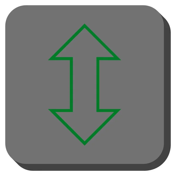 Exchange függőleges lekerekített négyzet alakú Vector Icon — Stock Vector