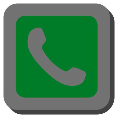 Yuvarlatılmış Kare vektör simge telefon