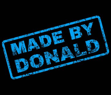 Donald Rubber Stamp vektör tarafından yapılan