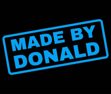 Donald Rubber Stamp vektör tarafından yapılan