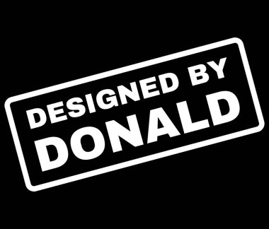 Donald Rubber Stamp vektör tarafından tasarlanmış