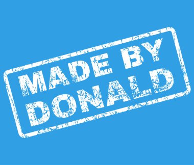 Donald Rubber Stamp vektör tarafından yapılan