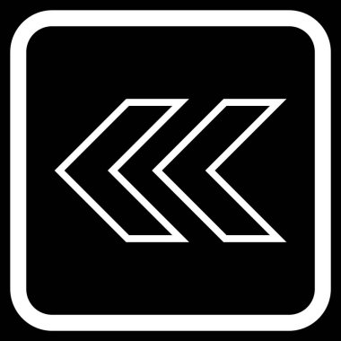 Shift Sol vektör simgesi bir çerçeve içinde