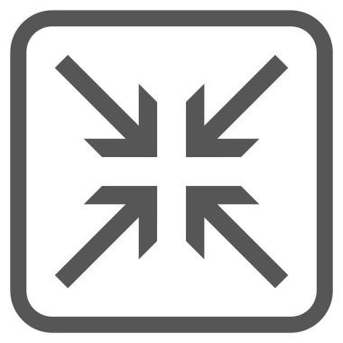 Oklar vektör simgesi bir çerçeve içinde collide