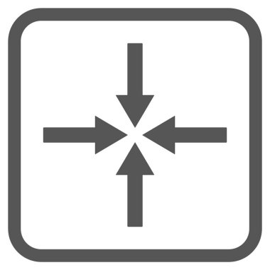 Etkisi oklar bir çerçeve içinde simge vektör