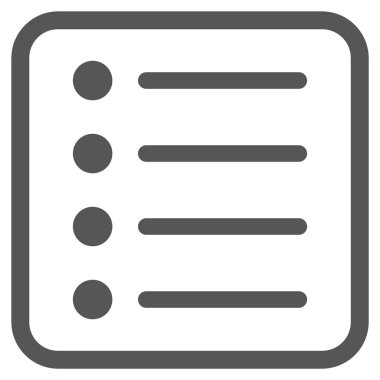 Öğeleri vektör simgesi bir çerçeve içinde