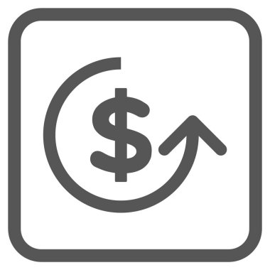 Ters ibraz vektör simgesi bir çerçeve içinde