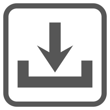 Vektör simgesi bir çerçeve içinde indirme