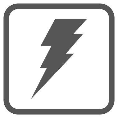 Vektör simgesi bir çerçeve içinde yürütmek