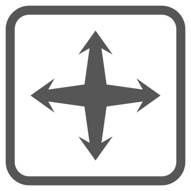 Bir çerçeve içinde vektör simgesini genişletin