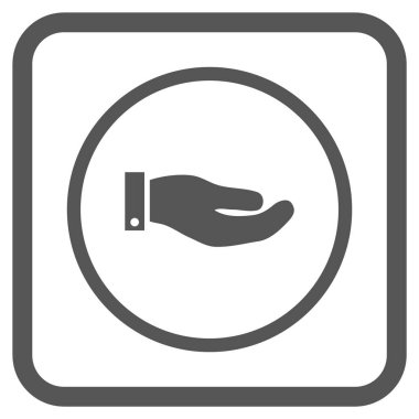 El vektör simgesi bir çerçeve içinde